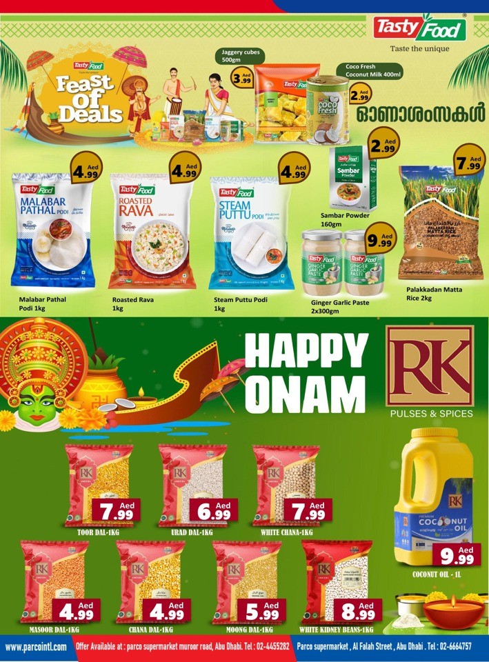 Parco Supermarket Happy Onam