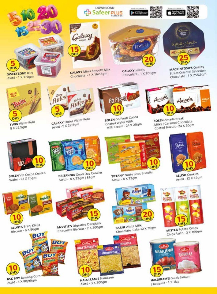 Safeer 5,10,15,20,25,30 Sale