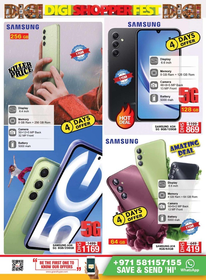 Digi Shoppers Fest Sale