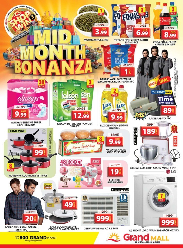 Grand Mall Mid Month Bonanza