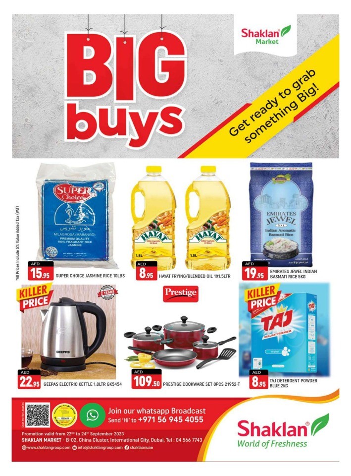 Shaklan Market Big Buys