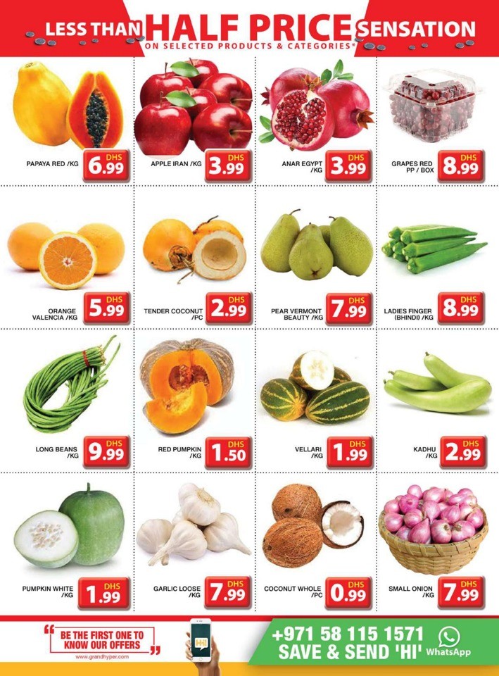 Less Than Half Price Sensation