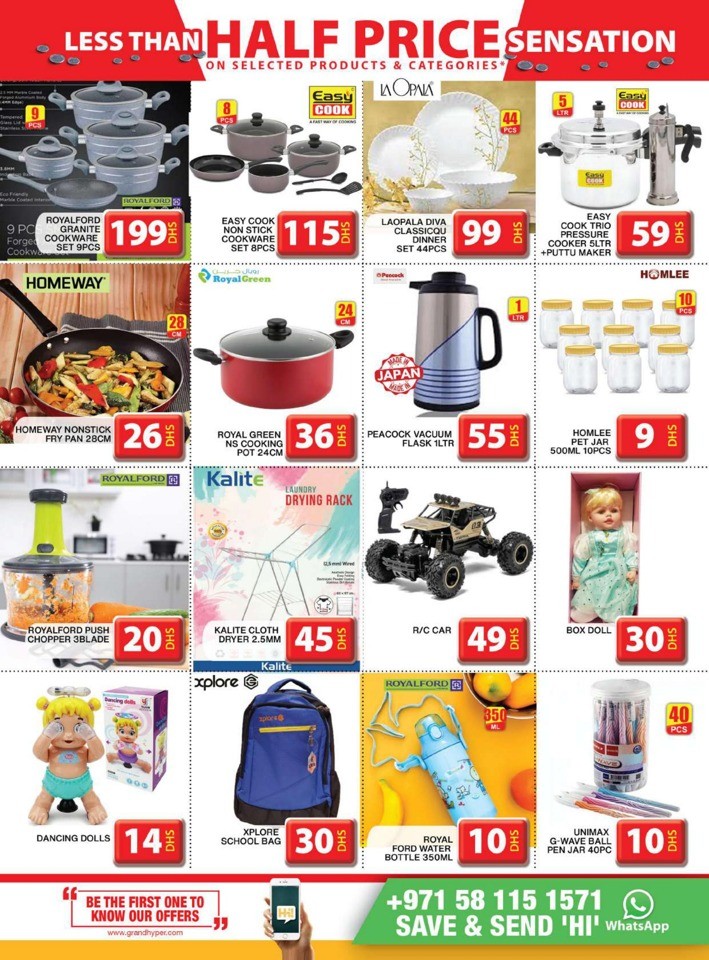 Less Than Half Price Sensation