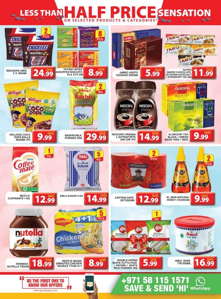 Less Than Half Price Sensation