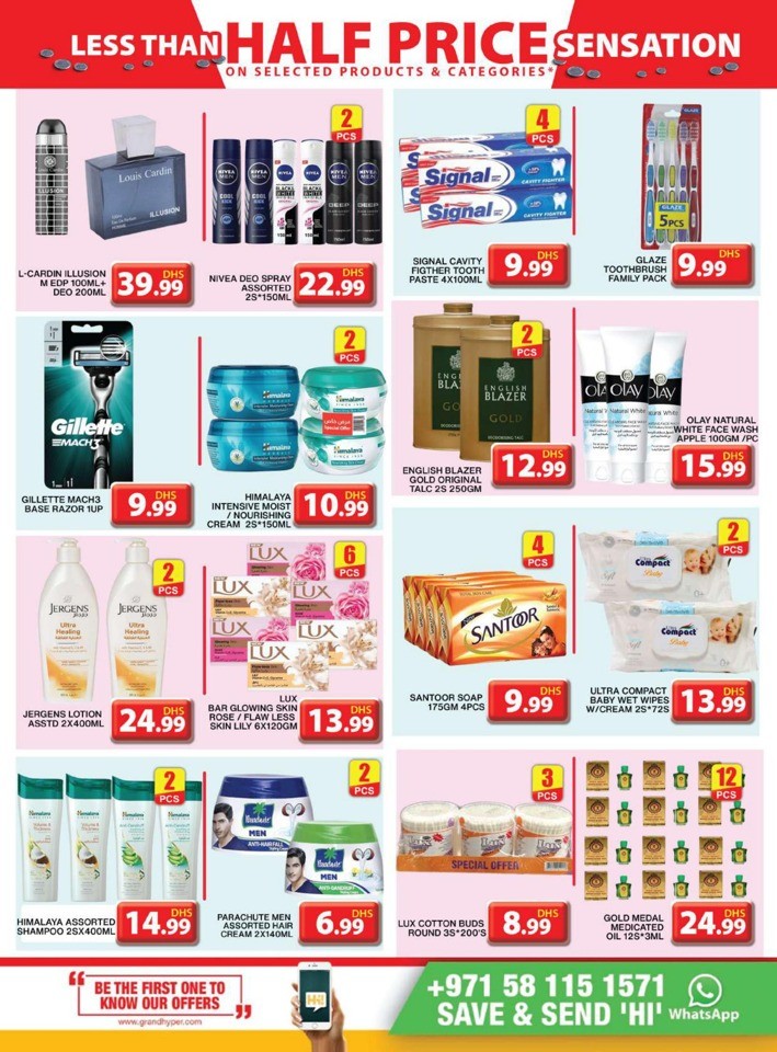 Less Than Half Price Sensation