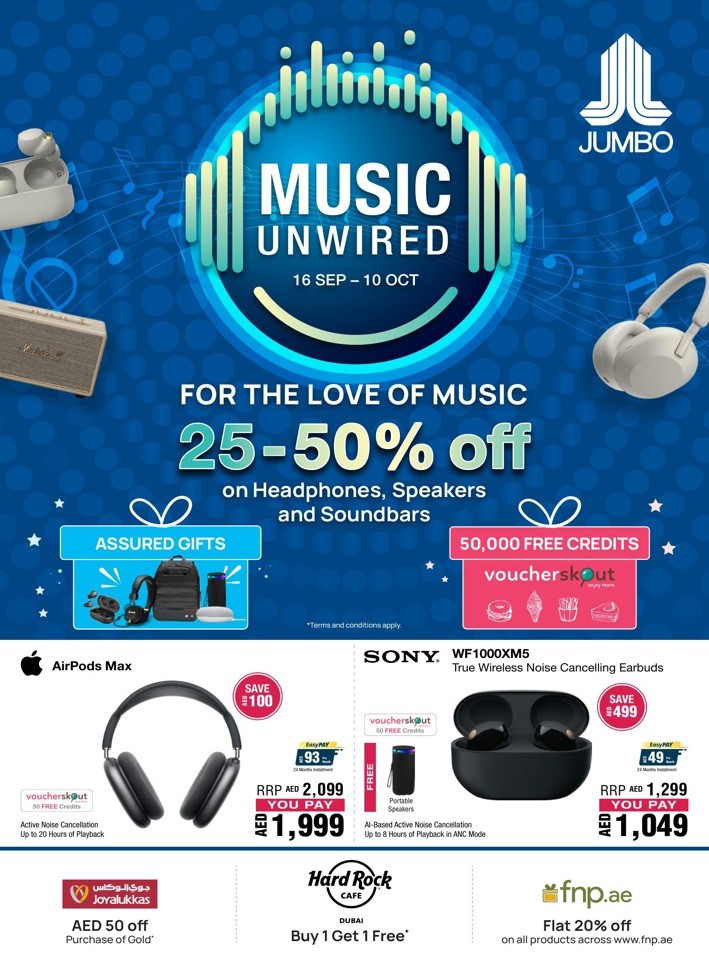 Jumbo Electronics Music Unwired