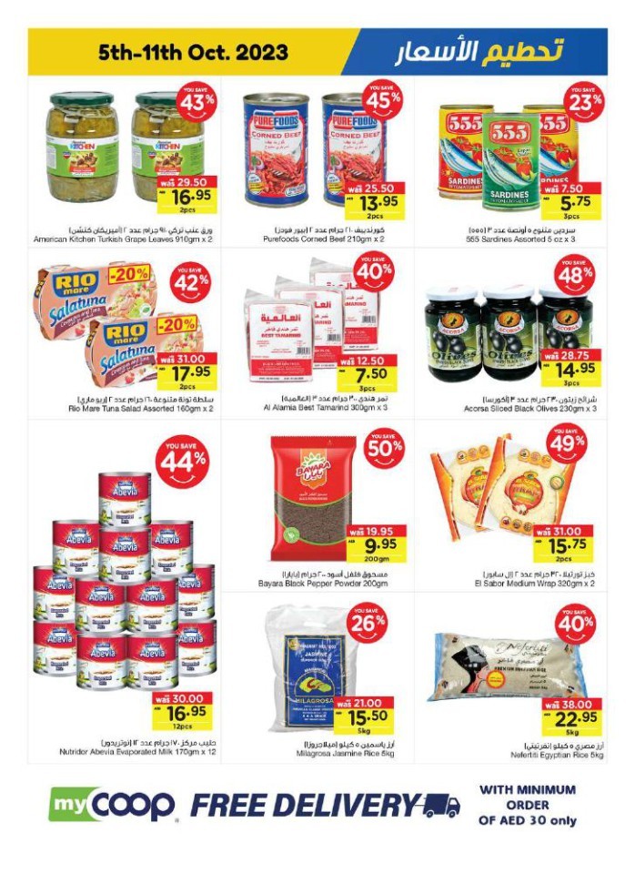 Abu Dhabi COOP Price Crash