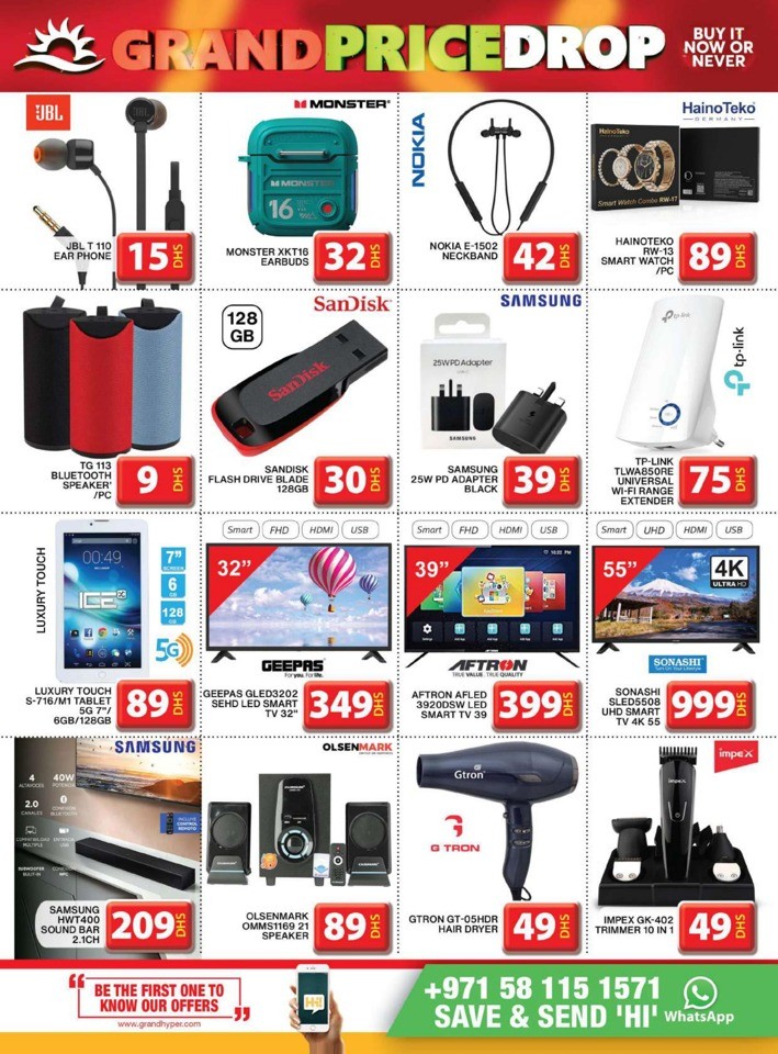 Grand Hyper Weekend Price Drop