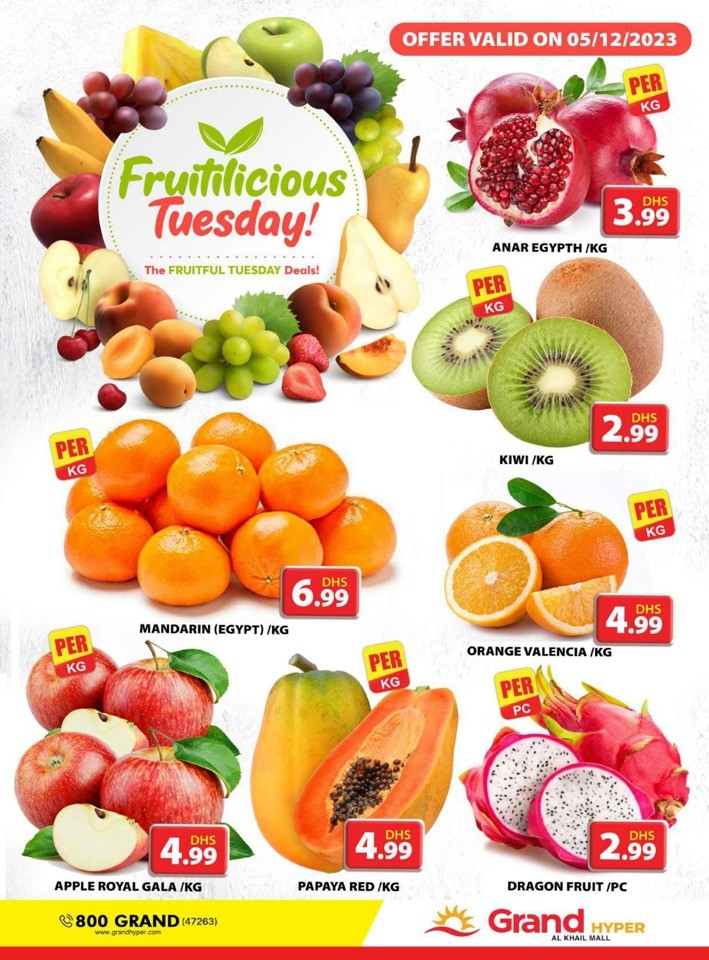 Fruitful Tuesday 5 December 2023