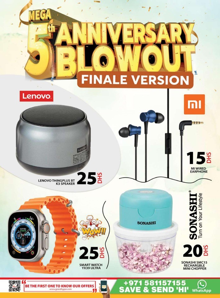 Grand Mall Anniversary Blowout