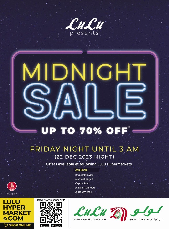 Lulu Abu Dhabi Midnight Sale