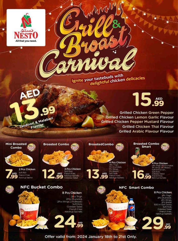 Nesto Muweilah Half Priced Offer