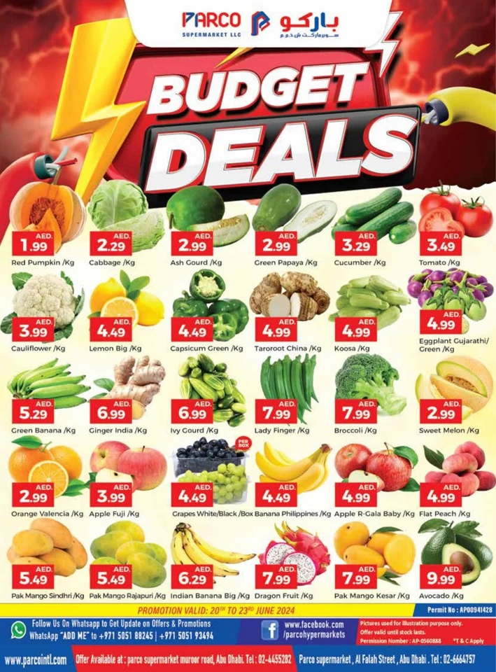 Parco Supermarket Budget Deals