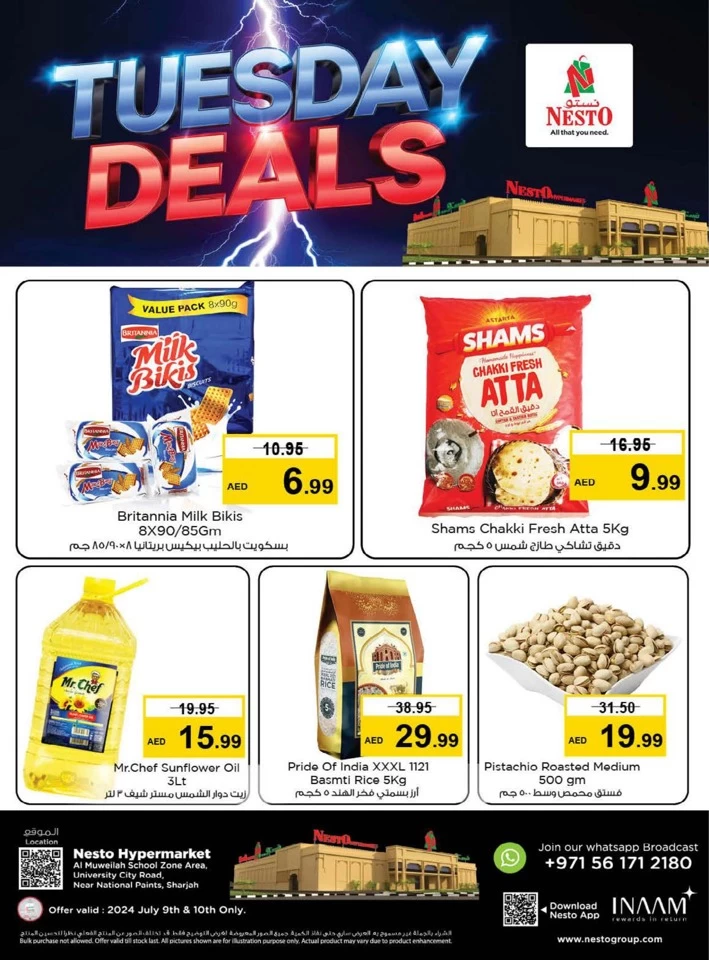 Tuesday Deal 9-10 July 2024