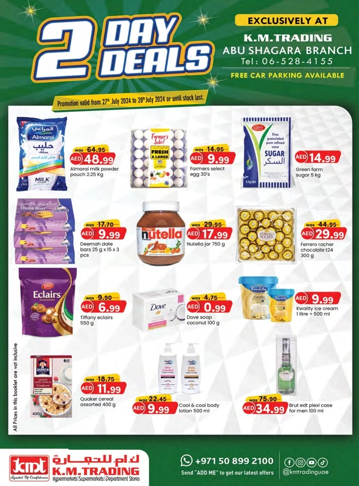 2 Day Deals 27-28 July 2024