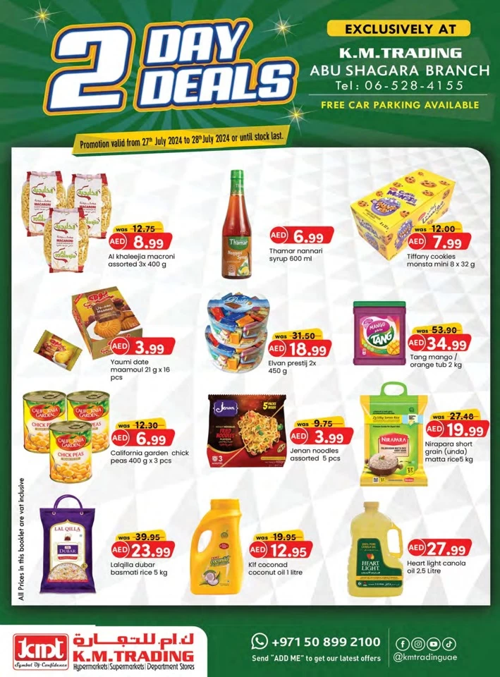 2 Day Deals 27-28 July 2024