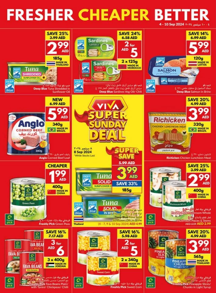 Viva Supermarket Deal 4-10 September 2024