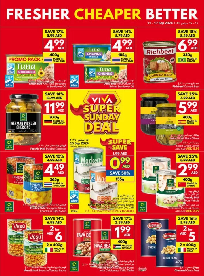 Viva Supermarket Deal 11-17 September 2024