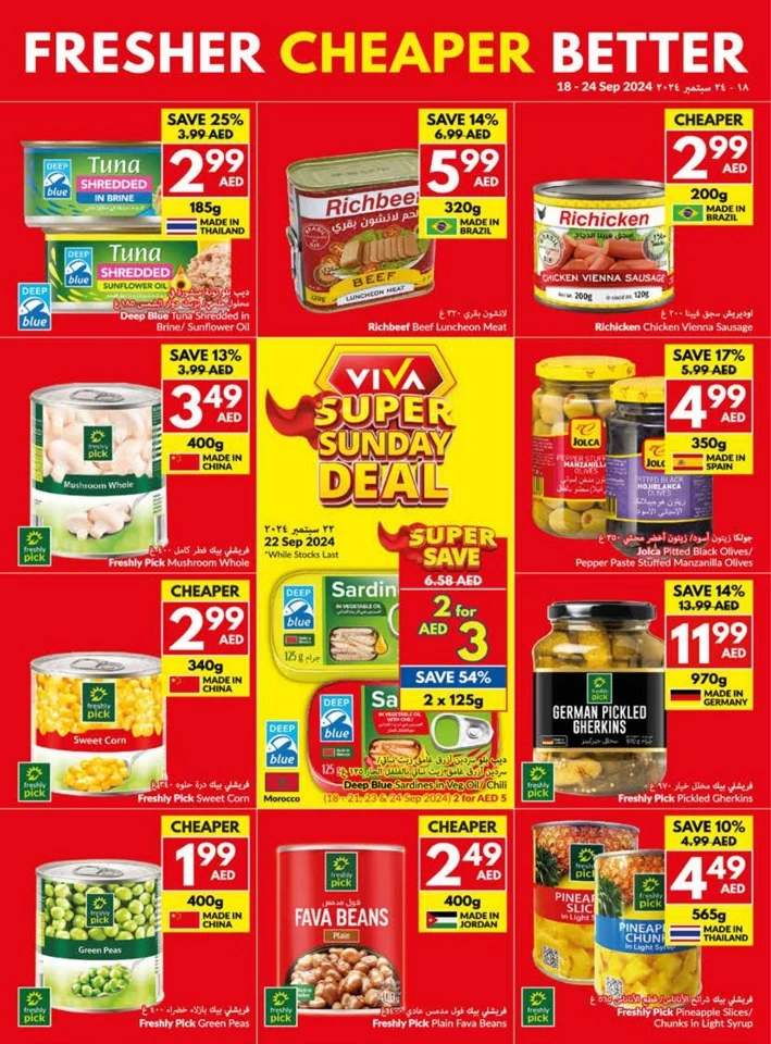 Viva Supermarket Deal 18-24 September 2024