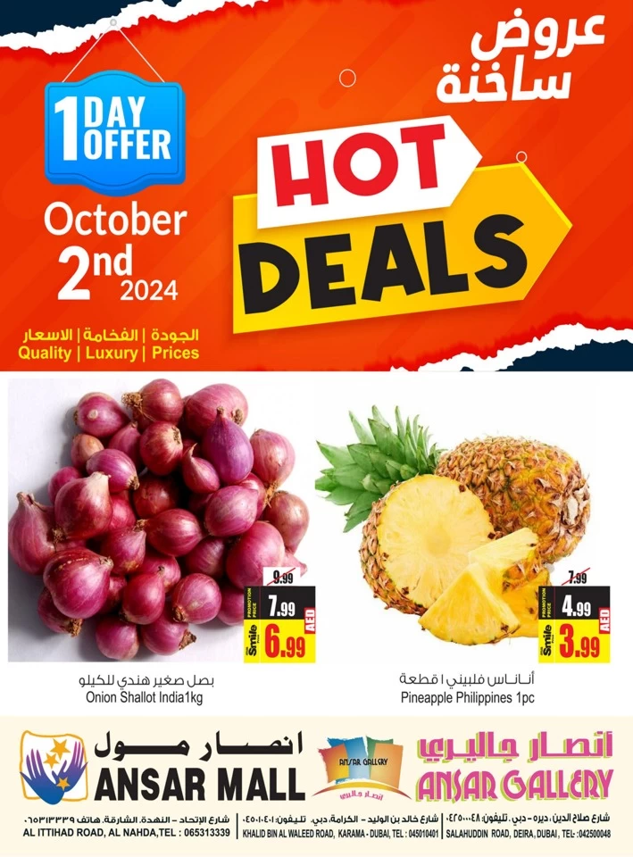 1 Day Hot Offer 2 October 2024