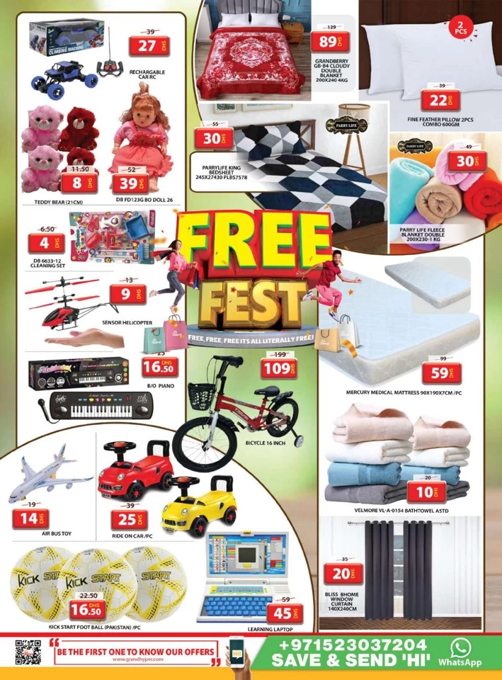 Grand Mall Free Fest Promotion