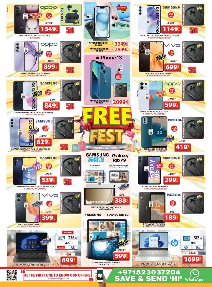 Grand Mall Free Fest Promotion