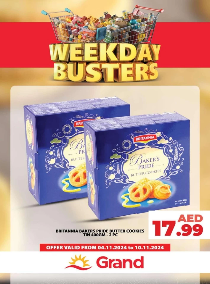 Weekday Busters 4-10 November 2024