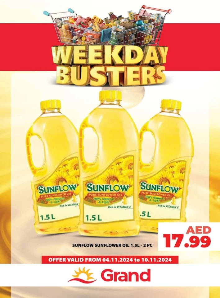 Weekday Busters 4-10 November 2024