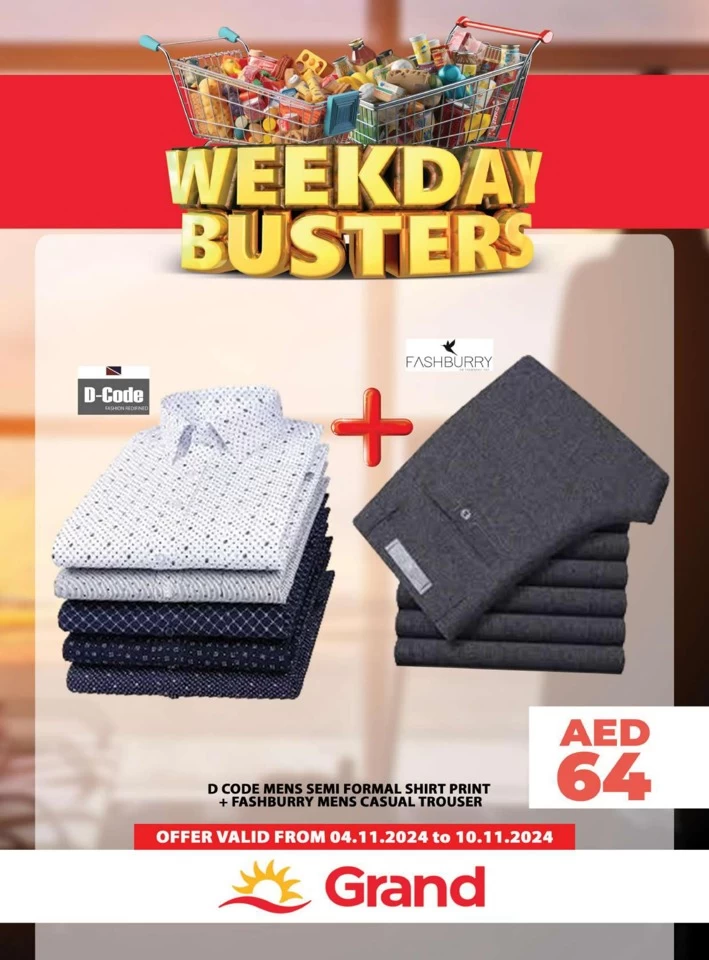 Weekday Busters 4-10 November 2024