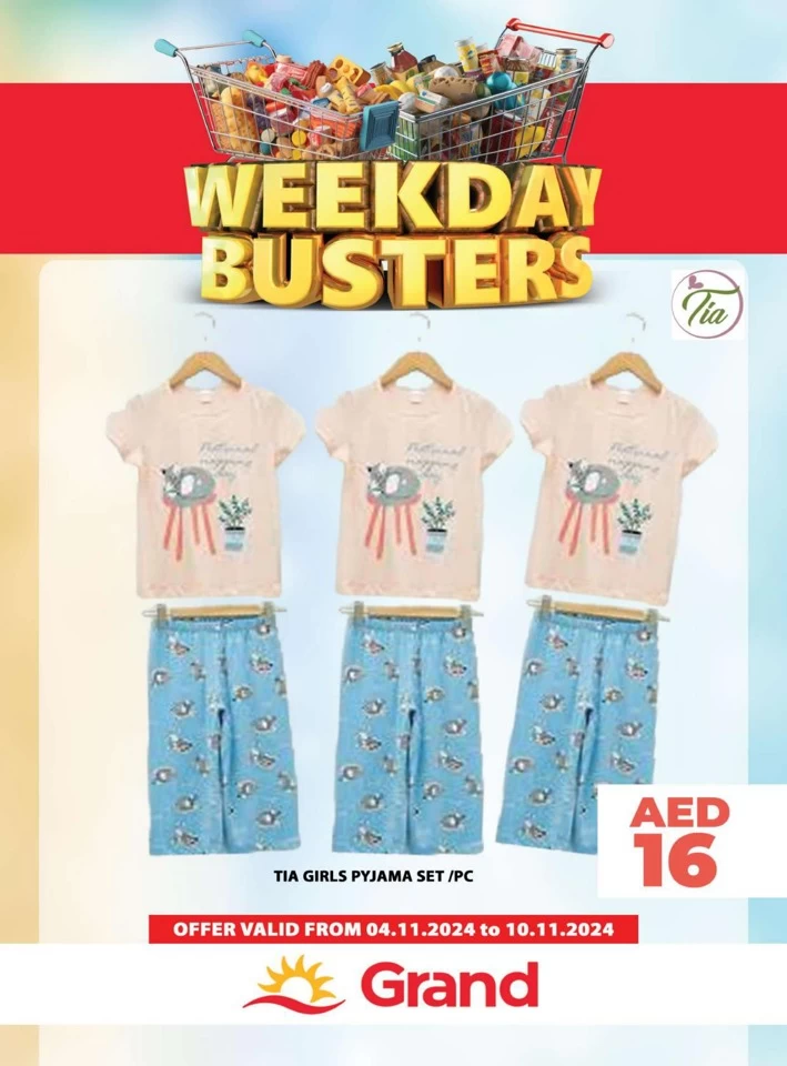 Weekday Busters 4-10 November 2024