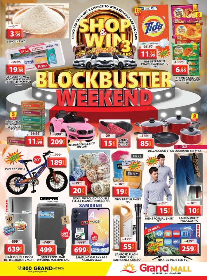 Grand Mall Weekend Blockbuster