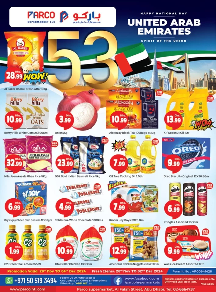 Parco Supermarket National Day Offer