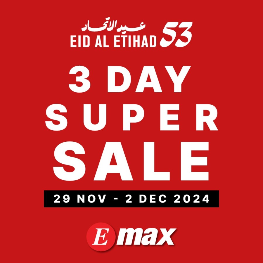 Emax 3 Days Super Sale