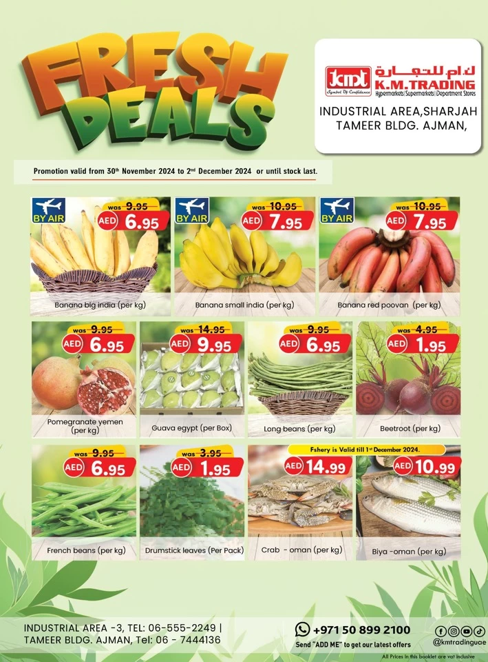 K M Trading Great Fresh Deals