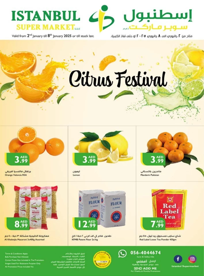 Istanbul Supermarket Citrus Festival