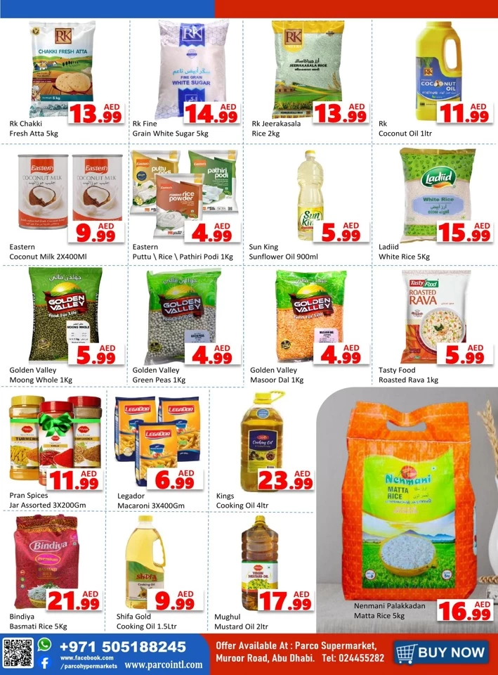 Parco Supermarket Weekend Deals