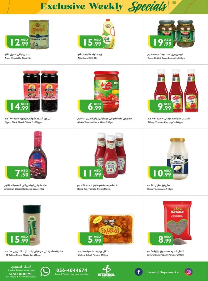 Exclusively Weekly Specials Offer