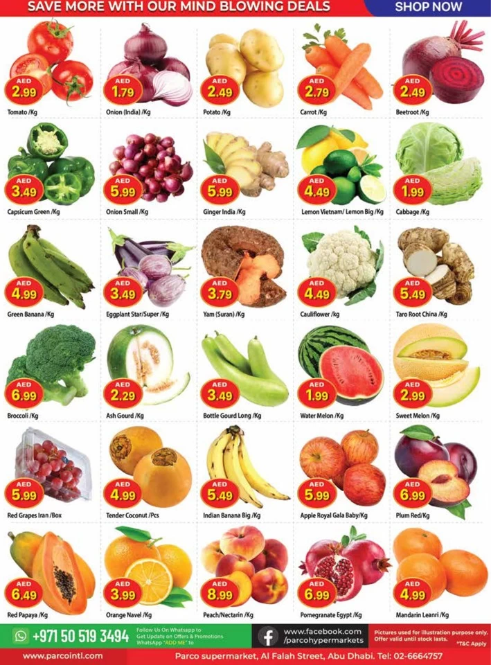 Parco Supermarket Welcome August