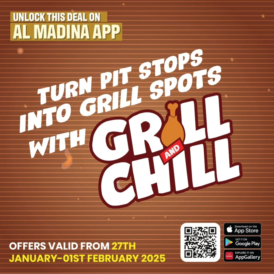 Al Madina Hypermarket Grill And Chill Offers