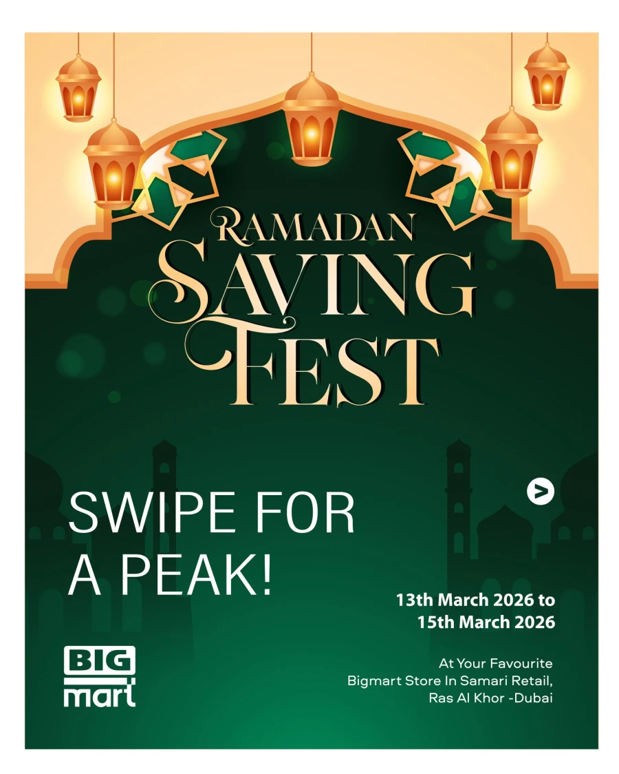 Big Mart Ramadan Savings Fest Offer