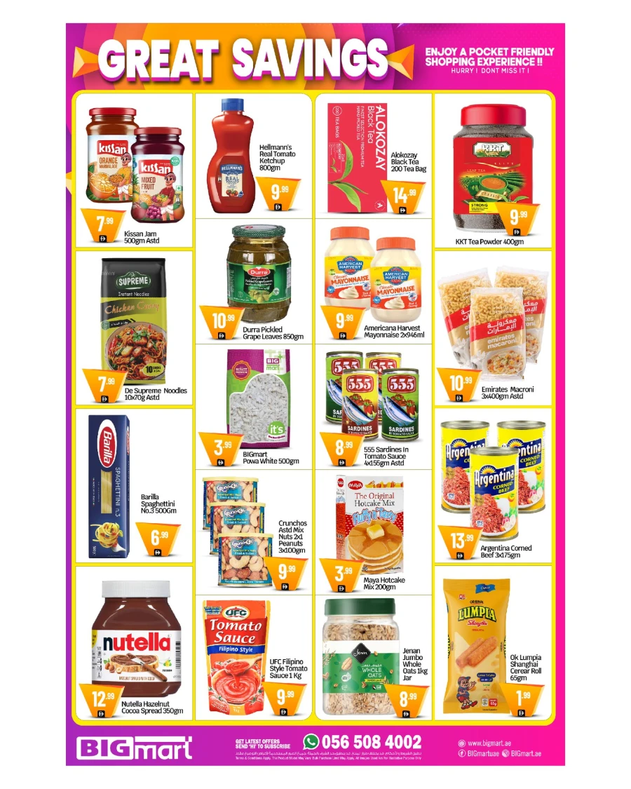 Big Mart Great Savings Offer