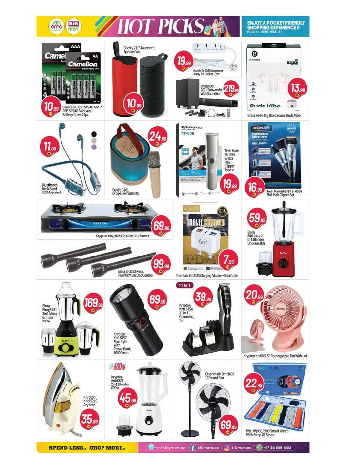 Big Mart Hot Picks Offer