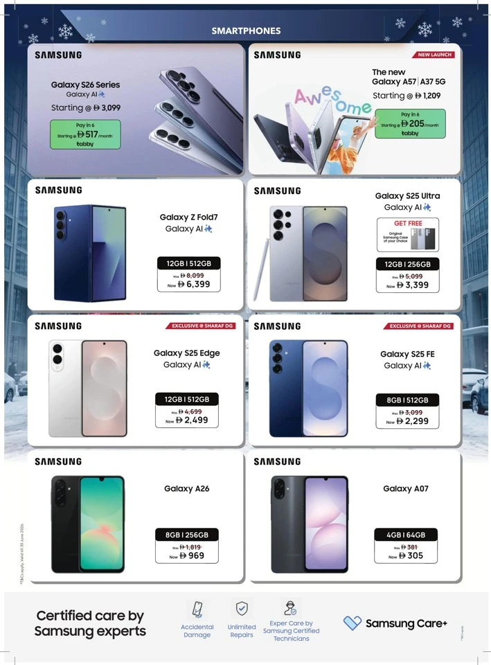 Sharaf DG Subzero Fiesta Offers