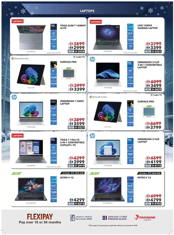 Sharaf DG Subzero Fiesta Offers