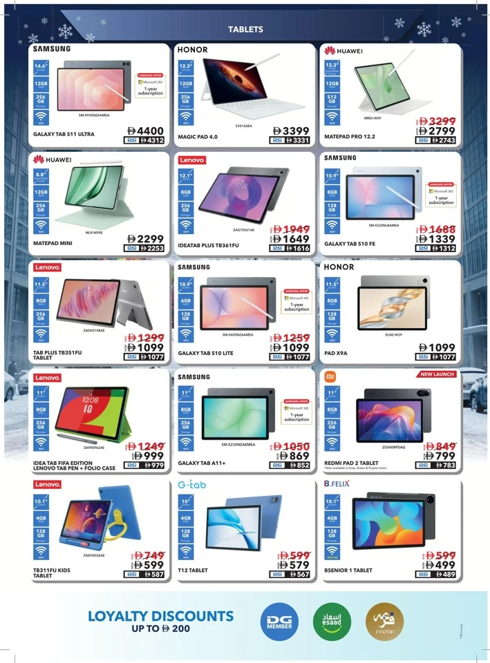 Sharaf DG Subzero Fiesta Offers