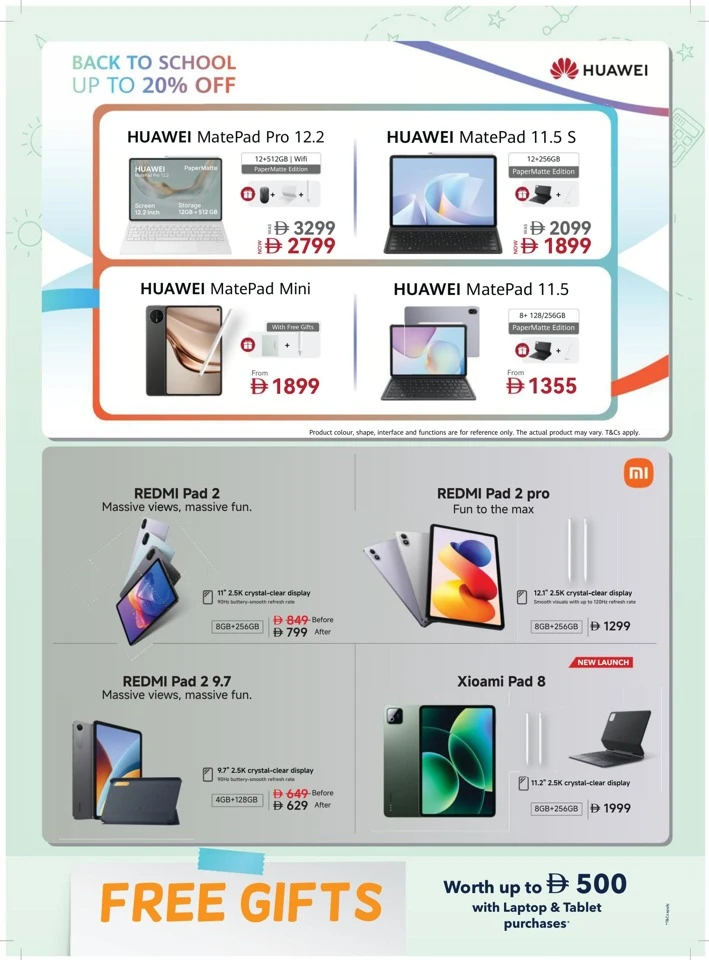Sharaf DG Back To School Deal