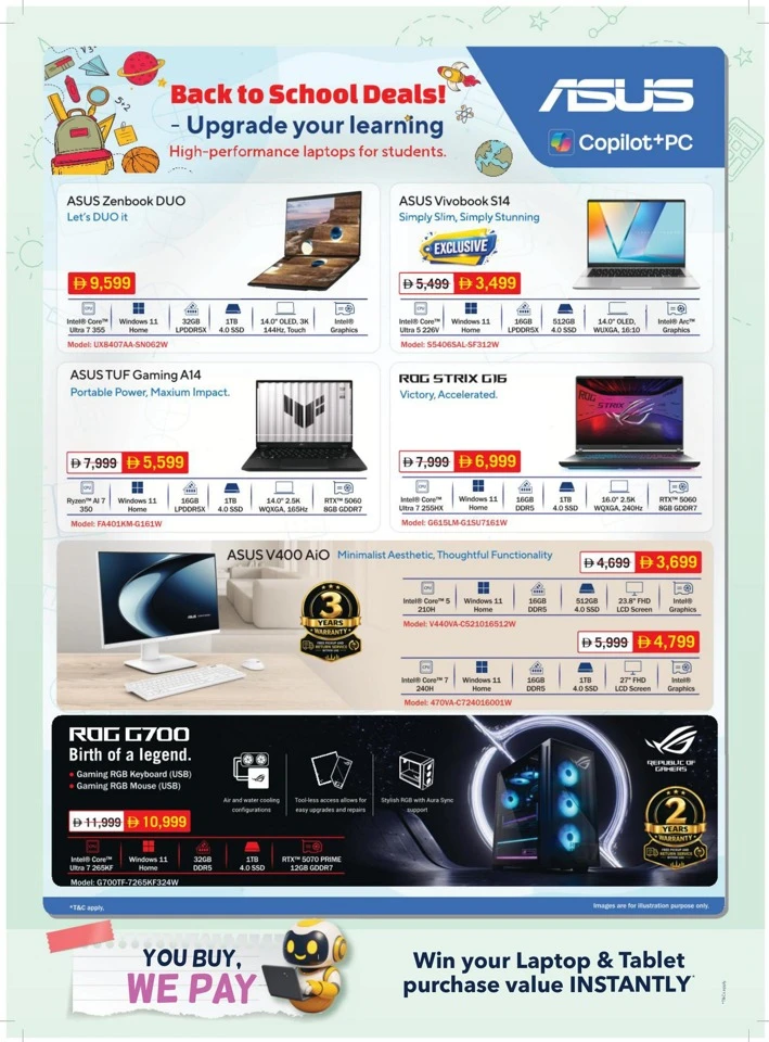 Sharaf DG Back To School Deal