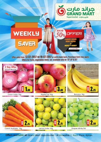 Weekly Saver 13-19 July