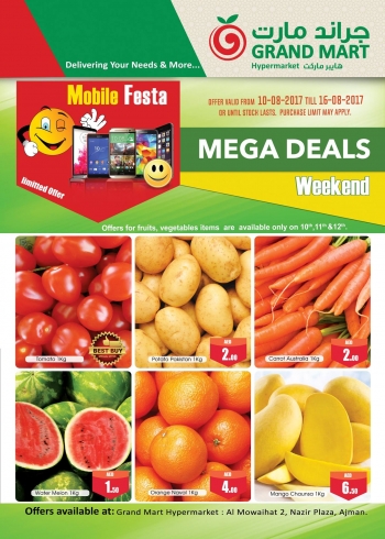 Mega Deals 10-16 August