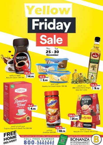Bonanza Yellow Friday Sale